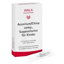Kinder Wala Kinder & Säuglinge-Aconitum / China comp. Suppositorien, 10X1 g