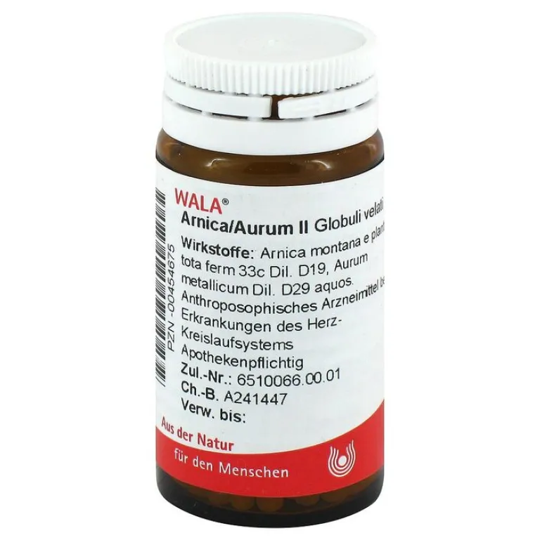 Wala Herz, Kreislauf & Venen-Arnica / Aurum II Globuli, 20 g