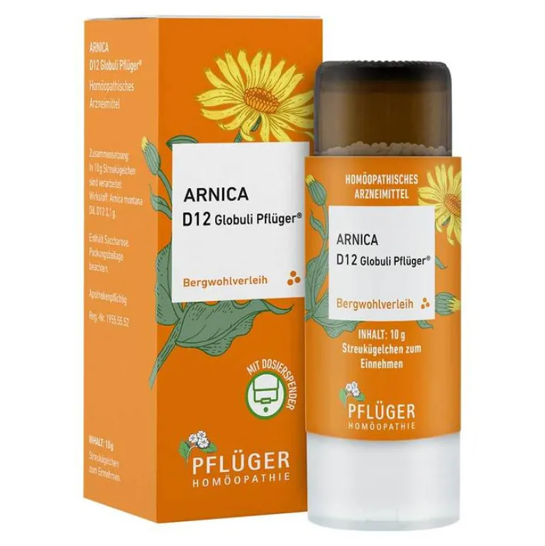 Pflüger A-Arnica D12 Globuli Dosierspender, 10 g