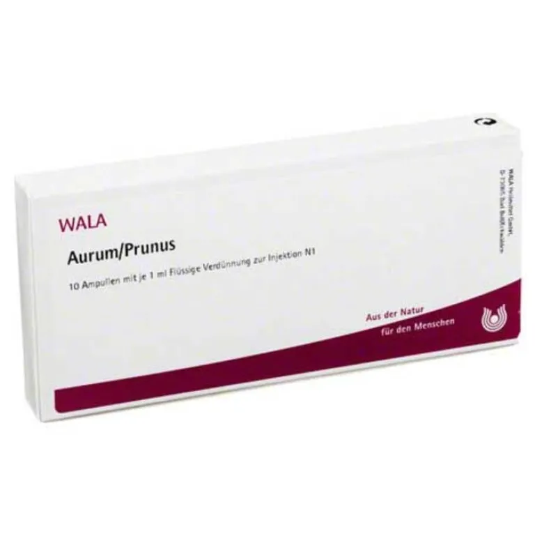 Wala Herz, Kreislauf & Venen-Aurum / Prunus Ampullen, 10X1 ml