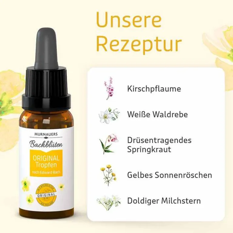 Murnauers Bachblütentropfen-Bachblüten Murnauer Original Tropfen nach Dr. Bach, 10 ml