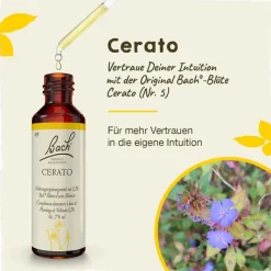 Original Bachblüten Bachblütentropfen-Bachblüten Nr. 5 Cerato Tropfen, 20 ml