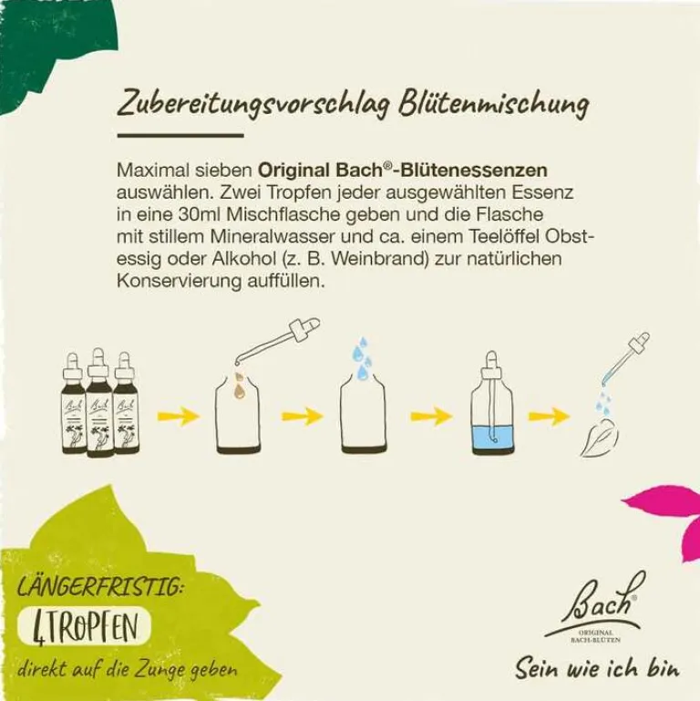 Original Bachblüten Bachblütentropfen-Bachblüten Nr. 8 Chicory Tropfen, 20 ml