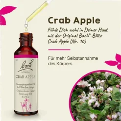 Original Bachblüten Bachblütentropfen-Bachblüten Nr. 10 Crab Apple Tropfen, 20 ml