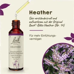 Original Bachblüten Bachblütentropfen-Bachblüten Nr. 14 Heather Tropfen, 20 ml