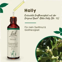 Original Bachblüten Bachblütentropfen-Bachblüten Nr. 15 Holly Tropfen, 20 ml