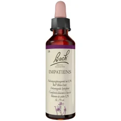 Original Bachblüten Bachblütentropfen-Bachblüten Nr. 18 Impatiens Tropfen, 20 ml