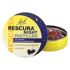 Rescura Bachblütentropfen-Bachblüten Original Night Pastillen schwarze Johannisbeere, 50 g