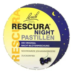 Rescura Bachblütentropfen-Bachblüten Original Night Pastillen schwarze Johannisbeere, 50 g