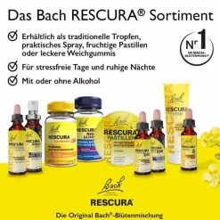 Rescura Bachblütentropfen-Bachblüten Original Tropfen mit Alkohol, 10 ml