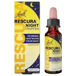 Rescura Bachblütentropfen-Bachblüten Original Night Tropfen alkoholfrei, 10 ml
