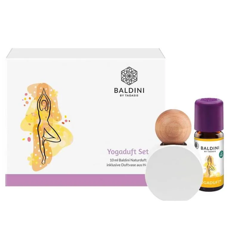Taoasis Duftsets-Baldini Yogaduft Duftset mit Holzduftvase + Öl, 1 St