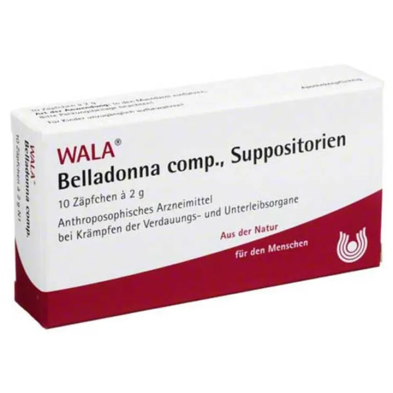 Wala Magen & Darm-Belladonna comp. Suppositorien, 10X2 g