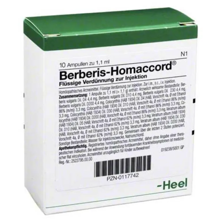 Homaccord Heel-Berberis Ampullen, 10 St