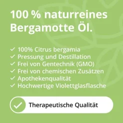 Casida Aromatische Düfte-Bergamotte Öl naturrein ätherisch, 10 ml