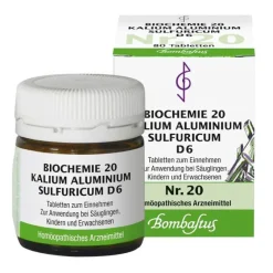 Bombastus Salze 13-24-Biochemie 20 Kalium aluminium sulfuricum D 6 Tabletten, 80 St