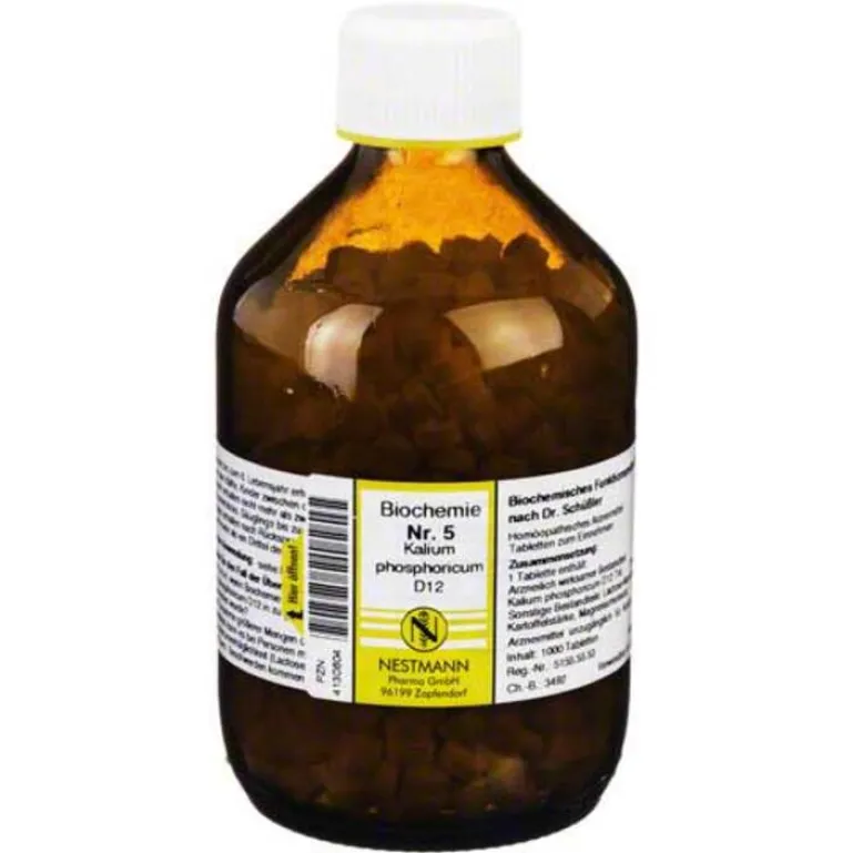 Nestmann Salze 1-12|D 12-Biochemie 5 Kalium phosphoricum D 12 Tabletten, 1000 St