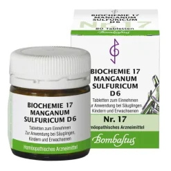 Bombastus Salze 13-24-Biochemie 17 Manganum sulfuricum D 6 Tabletten, 80 St