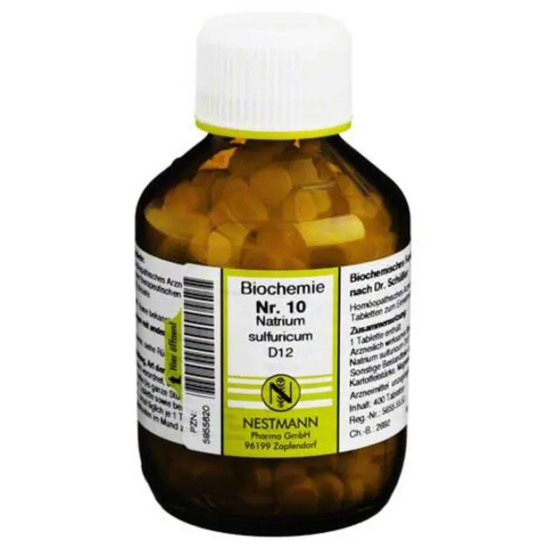 Nestmann D 12-Biochemie 10 Natrium sulfuricum D 12 Tabletten, 400 St