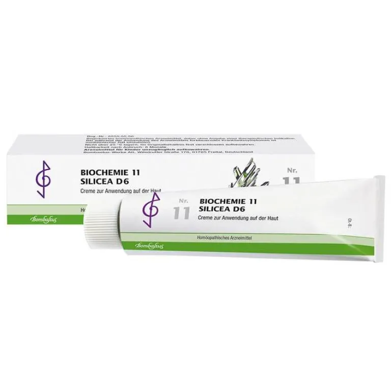 Bombastus Cremes & Lotionen-Biochemie 11 Silicea D 6 Creme, 100 ml