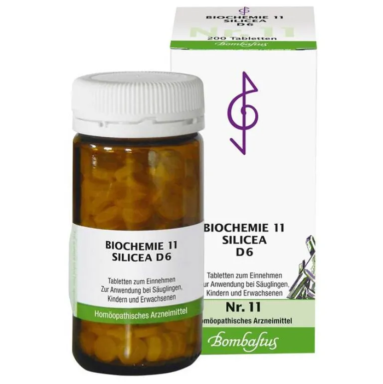 Bombastus D 6|Salze 1-12-Biochemie 11 Silicea D 6 Tabletten, 200 St