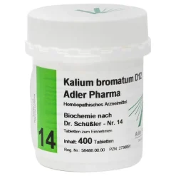 Salze 13-24-Biochemie Adler 14 Kalium br, 400 St