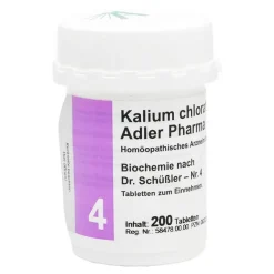 Adler D 6|Salze 1-12-Biochemie 4 Kalium chl, 200 St