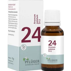 Pflüger Salze Als Globuli|Salze 13-24-Biochemie 24 Arsenum jodatum D 12 Globuli, 15 g