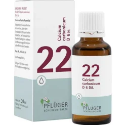 Pflüger Salze Als Tropfen|Salze 13-24-Biochemie 22 Calcium carbonicum D 6 Tropfen, 30 ml