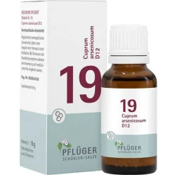 Pflüger Salze Als Globuli|Salze 13-24-Biochemie 19 Cuprum arsenicosum D 12 Globuli , 15 g