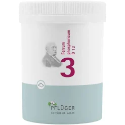 Pflüger Salze 1-12-Biochemie 3 Ferrum phosphoricum D 12 Pulver, 250 g