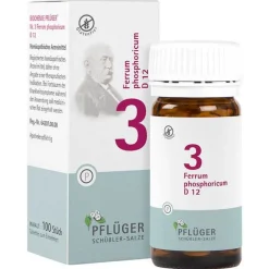 Pflüger Salze 1-12|D 12-Biochemie 3 Ferrum phosphoricum D 12 Tabletten, 100 St