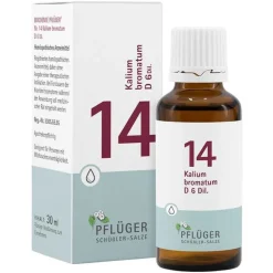 Pflüger Salze Als Tropfen|Salze 13-24-Biochemie 14 Kalium bromat.D 6 Tropfen, 30 ml