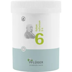 Pflüger Salze 1-12|D 6-Biochemie 6 Kalium sulfuricum D 6 Tabletten, 1000 St