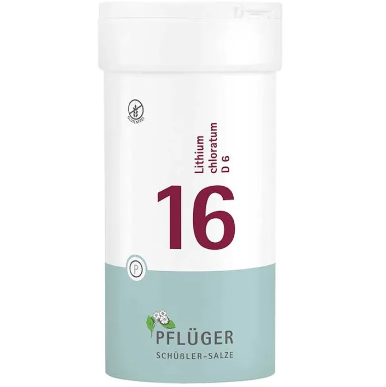 Pflüger Salze 1-12|Salze 13-24-Biochemie 16 Lithium chloratum D 6 Tabletten, 400 St