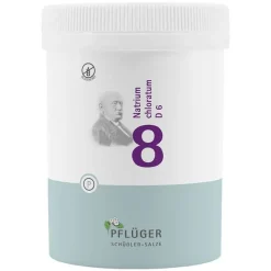 Pflüger Salze 1-12|D 6-Biochemie 8 Natrium chloratum D 6 Tabletten, 1000 St