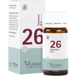Pflüger Salze 25 - 36-Biochemie 26 Selenium D 6 Tabletten, 100 St