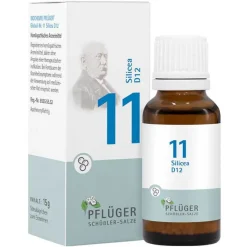Pflüger Salze 1-12-Biochemie 11 Silicea D 12 Globuli, 15 g