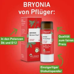 Pflüger B-Bryonia D6 Globuli Dosierspender, 10 g