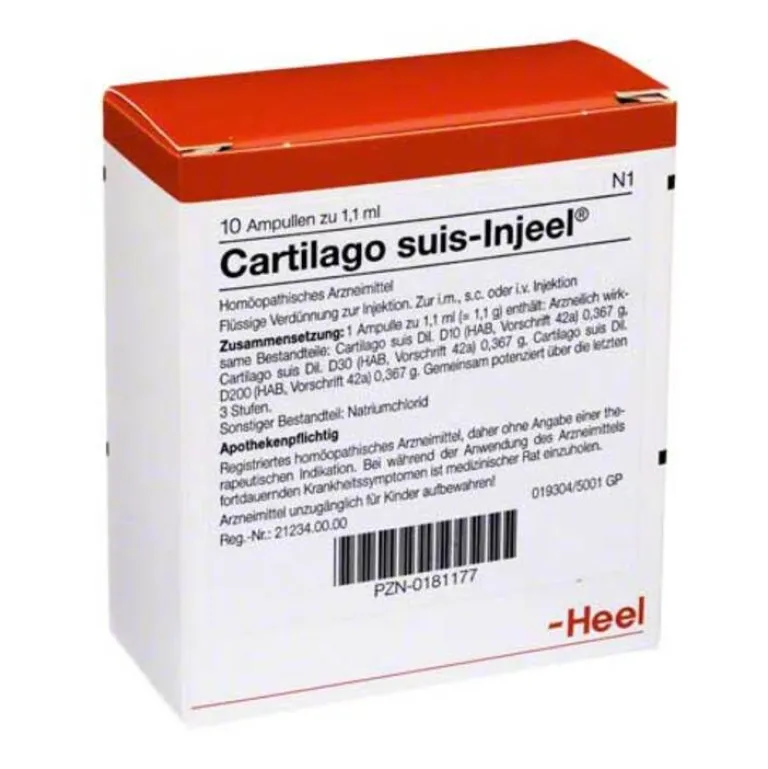 Injeel Heel-Cartilago suis Ampullen, 10 St