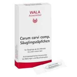 Kinder Wala Magen & Darm|Mittel Gegen Blähungen-Carum Carvi comp.Säuglingszäpfchen, 10X1 g