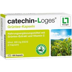 Dr. Loges Grünteeextrakt|Grüner Tee-Catechin-Loges Grüntee-Kapseln, 120 St
