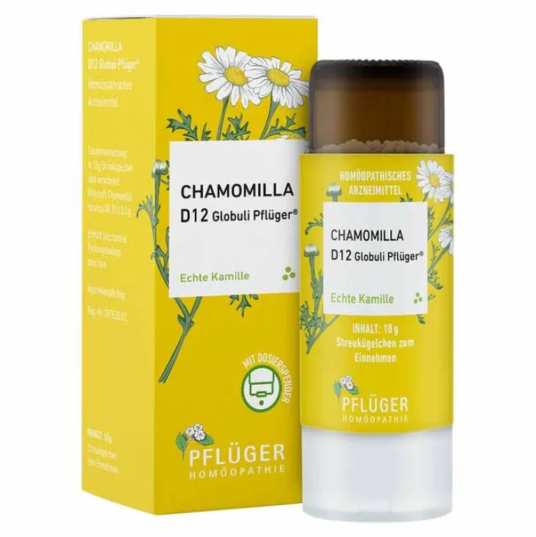 Pflüger C-Chamomilla D12 Globuli Dosierspender, 10 g