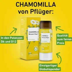 Pflüger C-Chamomilla D6 Globuli Dosierspender, 10 g