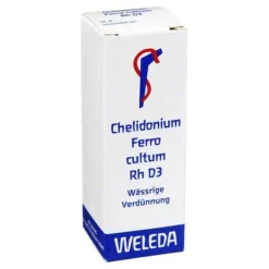 Weleda Leber & Galle-Chelidonium Ferro Cultum Rh D 3 Dilution, 20 ml