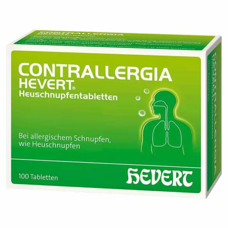 Hevert Hevert|Homöopathische Allergiemittel-Contrallergia Heuschnupfentabletten, 100 St