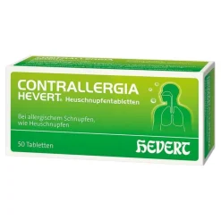 Hevert Hevert|Homöopathische Allergiemittel-Contrallergia Heuschnupfentabletten, 50 St