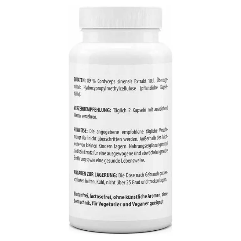 Vitaworld Cordyceps-Cordyceps Extrakt 500 mg Kapseln, 100 St