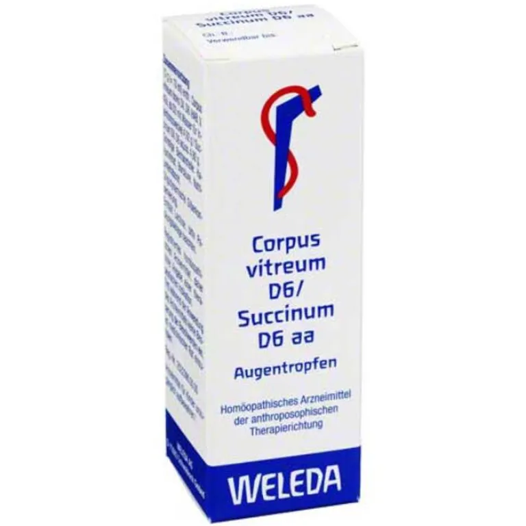 Weleda Auge & Ohr-Corpus Vitreum D 6 / Succinum D 6 aa Augentropfen, 10 ml
