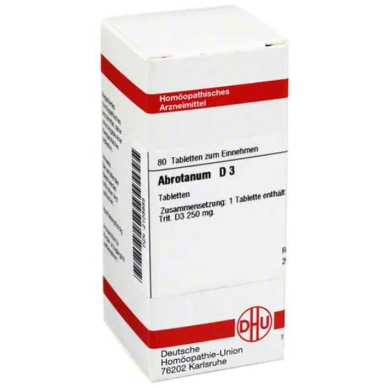 DHU A-Abrotanum D 3 Tabletten, 80 St